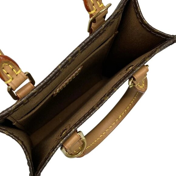 LOUIS VUITTON Petit Sac Plat Monogram Tote Bag Monogram Canvas - Picture 10 of 15